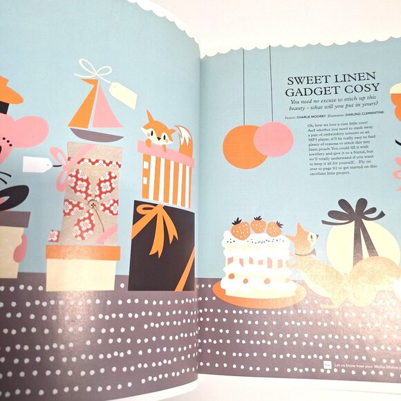 Mollie Makes UK Magazine Issue 5 2011 Crochet Vegetables Linen Kit Retro Craft - Picture 3 of 13